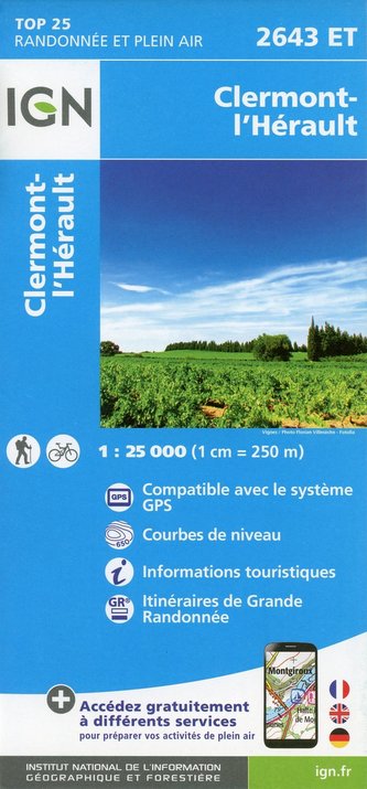 Clermont-L\'Herault 1:25 000 Clermont-L\'Herault 1:25 000