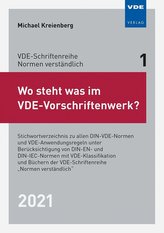 Wo steht was im VDE-Vorschriftenwerk? 2021
