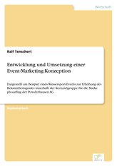 Entwicklung und Umsetzung einer Event-Marketing-Konzeption