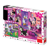 Den s Minnie - puzzle 3x55 dílků