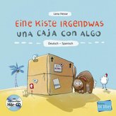 Eine Kiste Irgendwas. Kinderbuch Deutsch-Spanisch mit Audio-CD