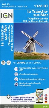 la Tranche-sur-Mer.l\'Aiguillon-sur-Mer.PNR du Marais 1:25 000