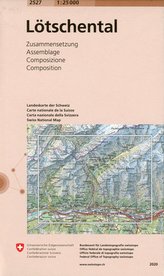 Swisstopo 1 : 25 000 Lötschental