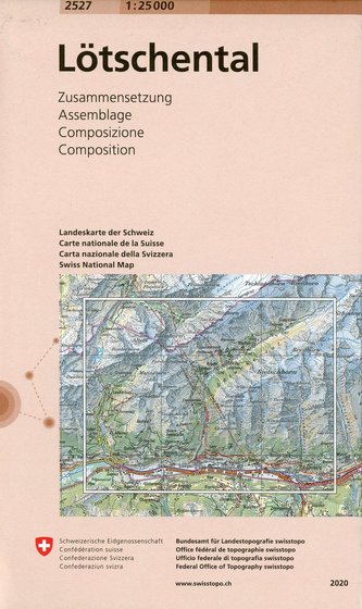 Swisstopo 1 : 25 000 Lötschental Swisstopo 1 : 25 000 Lötschental