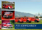 Feuerwehren, Oldtimer international (Tischkalender 2021 DIN A5 quer)