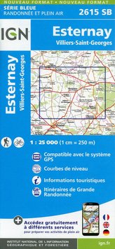Esternay. Villiers-Saint-Georges 1:25 000