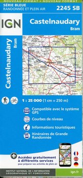 Castelnaudary-Bram 1:25 000