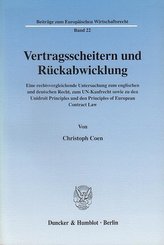 Vertragsscheitern  und Rückabwicklung