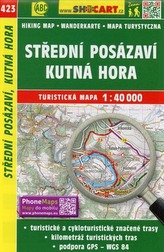Wanderkarte Tschechien Stredni Posazavi, Kutna Hora 1 : 40 000