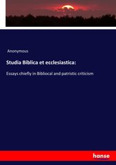 Studia Biblica et ecclesiastica:
