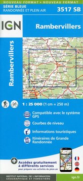 Rambervillers.Châtel-sur-Moselle 1:25 000