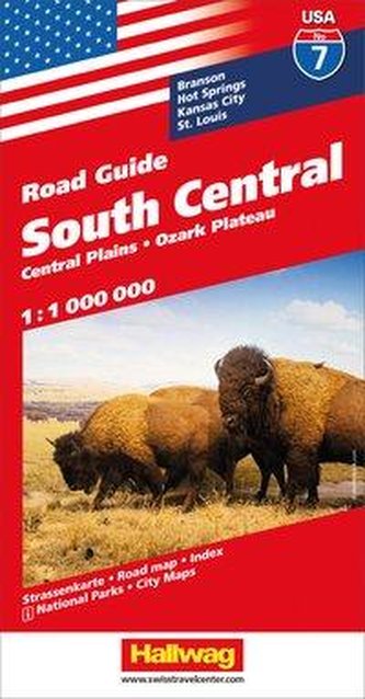 Hallwag USA Road Guide 07 South Central 1 : 1.000.000 Hallwag USA Road Guide 07 South Central 1 : 1.000.000