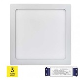 LED panel TRIAK 300×300, čtvercový přisazený bílý, 24W t. b.