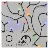 LED vánoční řetěz, 4m, multicolor, časovač