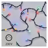 LED vánoční cherry řetěz – kuličky, 2,5m, vnitřní,multicolor