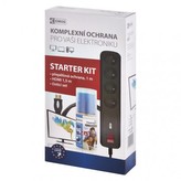 Starter kit II EMOS – přepěťová ochrana, čistící set, HDMI