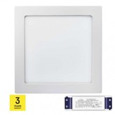 LED panel TRIAK 225×225, čtvercový přisazený bílý, 18W t. b.