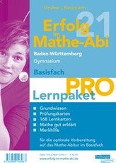 Erfolg im Mathe-Abi 2021 Lernpaket Basisfach \'Pro\' Baden-Württemberg Gymnasium