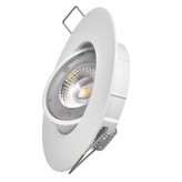 LED bodové svítidlo Exclusive bílé, kruh 5W neutrální bílá