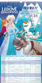 Kalendář nástěnný 2018 - Rodinný plánovací XXL – Ledové království 