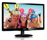 Philips MT MVA LED 19,5\" 200V4QSBR/00 - MVA panel, 1920x1080, 250cd/m2, D-Sub, DVI-D