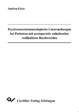 Psychoneuroimmunologische Untersuchungen bei Patienten mit postoperativ anhaltenden radikulären Beschwerden