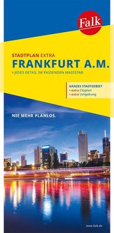 Falk Stadtplan Extra Standardfaltung Frankfurt am Main 1:20 000