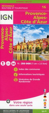 Provence Alpes Côte d\'Azur 1:250 000