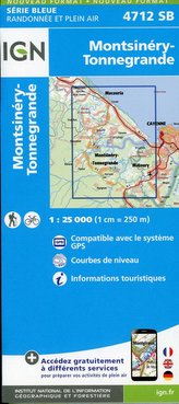 Montsinéri.Tonnegrande 1:25 000