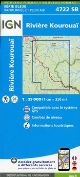 Rivière Kourouaï 1:25 000