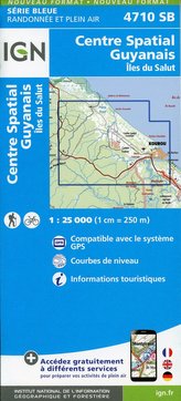 Centre Saptial Guyanais.Île du Salut 1:25 000