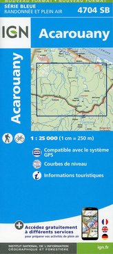Acarouany 1:25 000