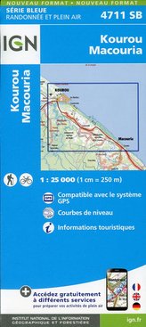 Kourou.Macouria 1:25 000