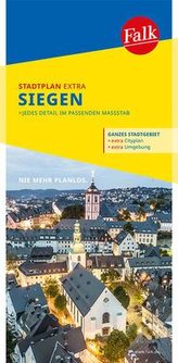 Falk Stadtplan Extra Standardfaltung Siegen 1:17 000