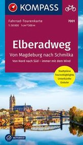 KV FTK 7001 Elberadweg 1, Von Schilka nach Magdeburg 1:50 000