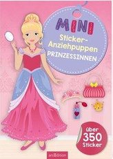 Mini-Sticker-Anziehpuppen Prinzessinnen