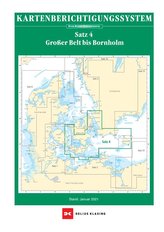 Berichtigung Sportbootkarten Satz 4: Großer Belt bis Bornholm (Ausgabe 2021)