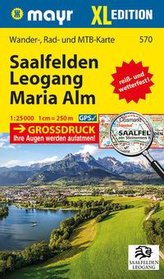 Saalfelden - Leogang - Maria Alm XL 1:25 000