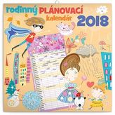 Rodinný plánovací - nástěnný kalendář 2018