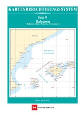 Berichtigung Sportbootkarten Satz 9: Balearen (Ausgabe 2021)
