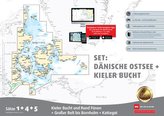 Sportbootkarten Satz 1, 4 und 5   Set: Dänische Ostsee und Kieler Bucht (Ausgabe 2021)