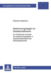 Abstimmungsregeln im Gesellschaftsrecht