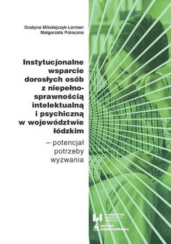 Instytucjonalne wsparcie dorosłych osób z.. Instytucjonalne wsparcie dorosłych osób z..