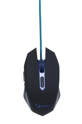 GEMBIRD myš MUSG-001-B optická, modro-černá, 2400 dpi, USB