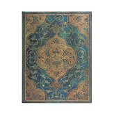 Diář Paperblanks TURQUOISE CHRONICLES 2021 Ultra Vertical Elastic Band