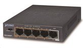 Planet FSD-504HPv2, Switch, PoE 5x 10/100, 4x 802.3at 