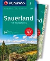 Sauerland mit Rothaarsteig mit Karte