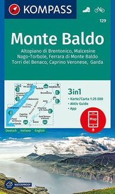 KOMPASS Wanderkarte Monte Baldo 1:25 000