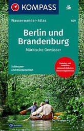 KOMPASS Wasserwanderatlas Berlin und Brandenburg 1:100 000