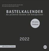 Bastelkalender 2022 schwarz, groß